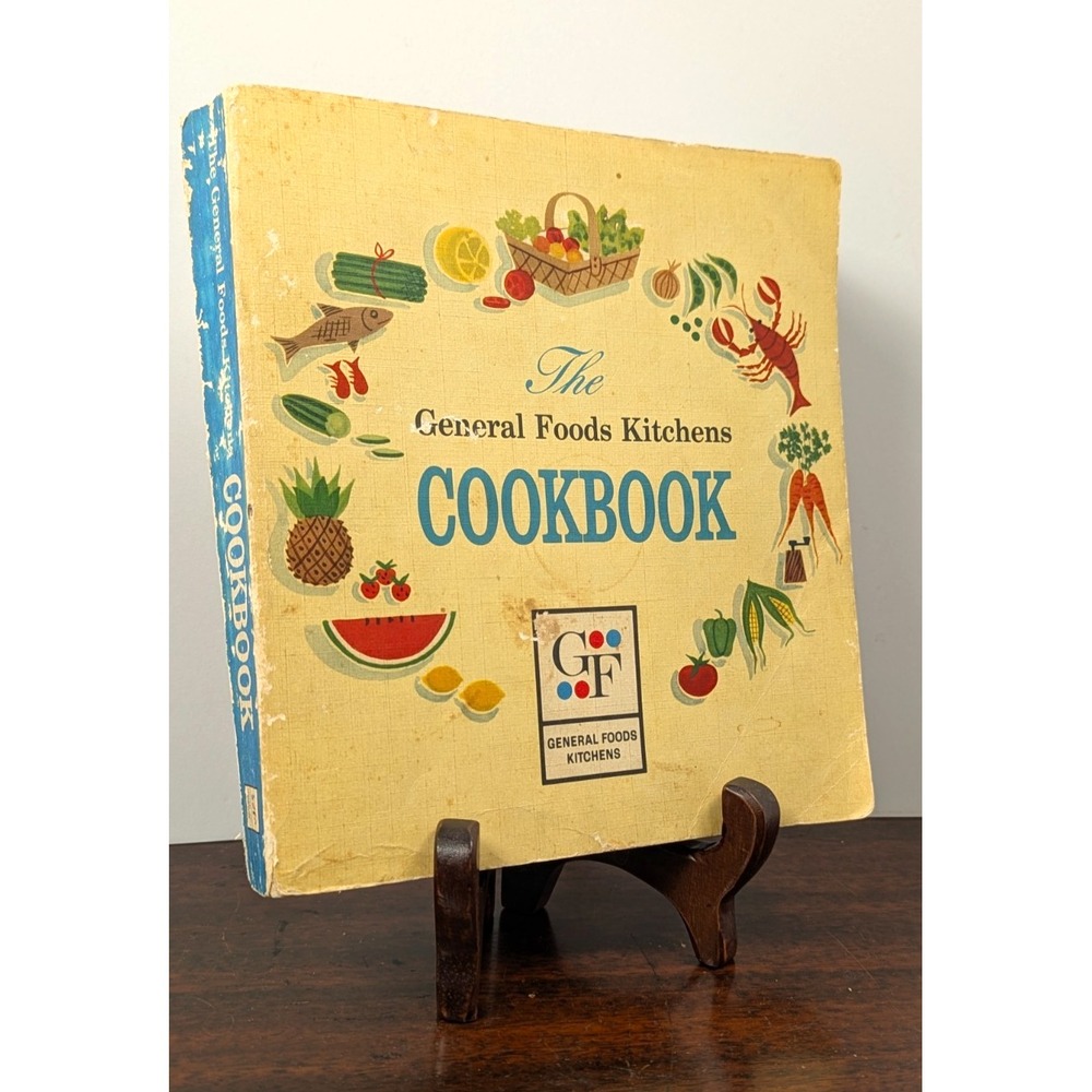Vintage 1959 The General Foods Kitchens Cookbook Softcover 2nd Ed Random House